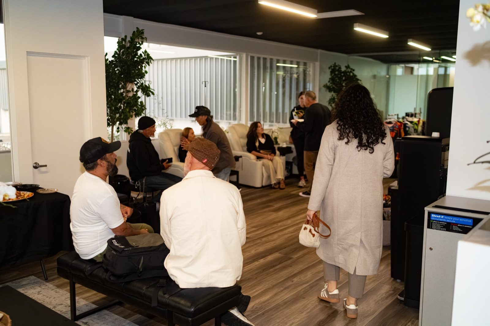 Patients in the IV lounge at Range Medical in Newport Beach